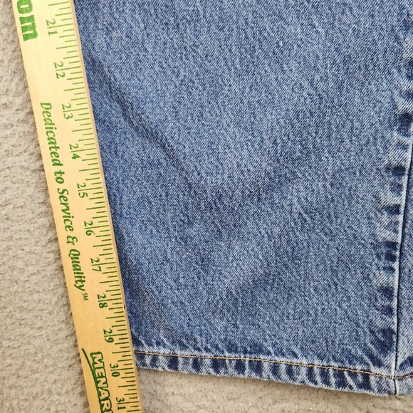 Eddie Bauer Jeans Mens 38x32 Relaxed Fit Straight Leg Y2K Baggy Denim Workwear - Picture 5 of 10